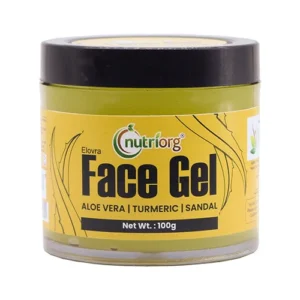 Nutriorg Aloe Vera Face Gel – Sandal & Turmeric – 100 GM